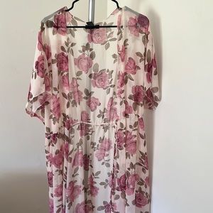 Longline kimono